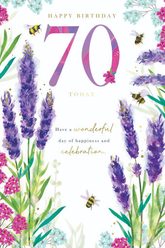Picture of HAPPY BIRTHDAY 70 TODAY CARD